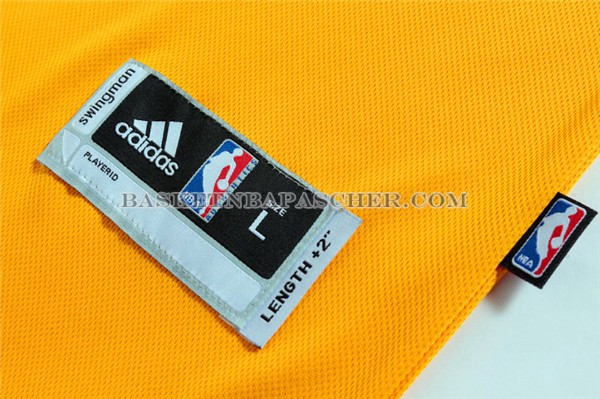Maillot Manche Courte Cleveland Cavaliers James Jaune